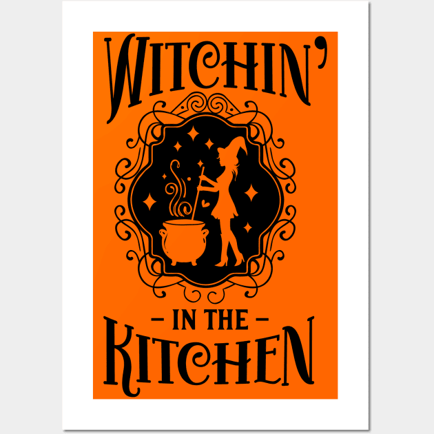 Witchin in the kitchen Wall Art by Myartstor 